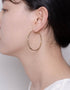 Handcrafted Large Dual Hoop Earrings by Korean Designer